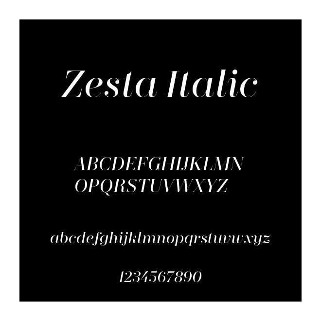 Zesta Italic