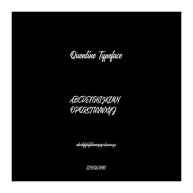 Quentine Typeface