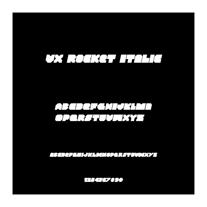 VX Rocket Italic