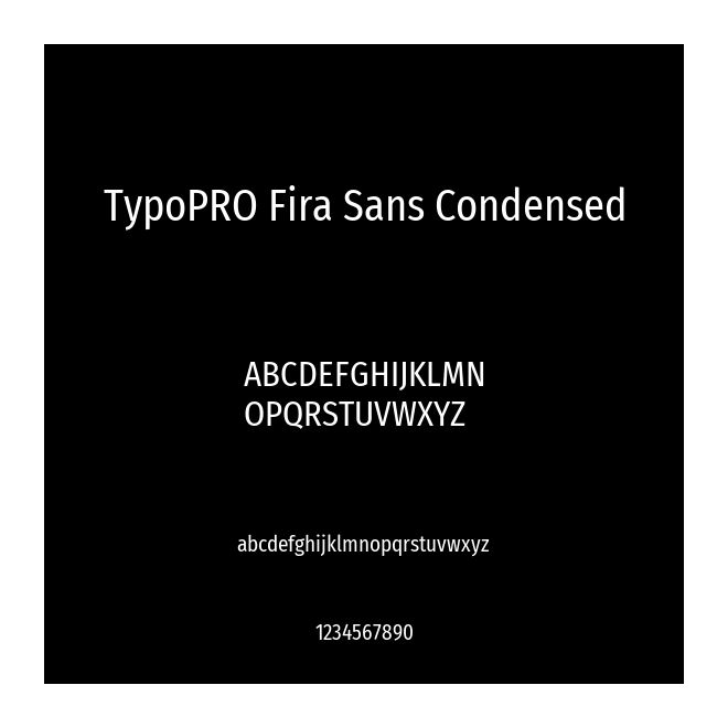 TypoPRO Fira Sans Condensed