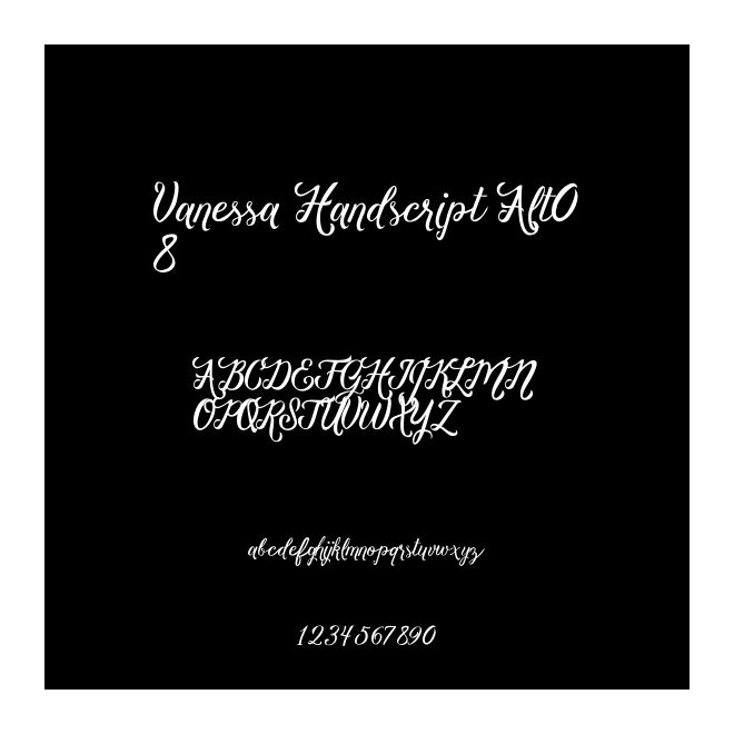 Vanessa Handscript Alt08