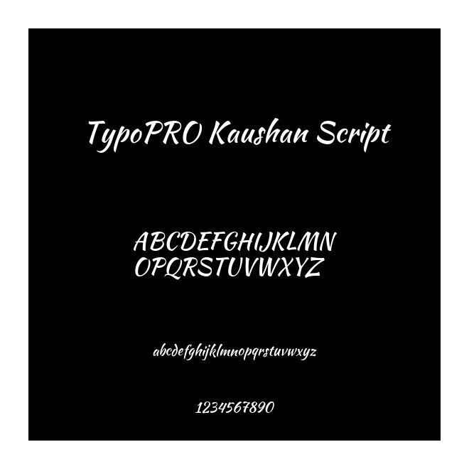 TypoPRO Kaushan Script
