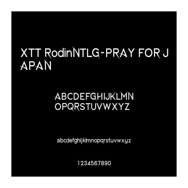 XTT RodinNTLG-PRAY FOR JAPAN