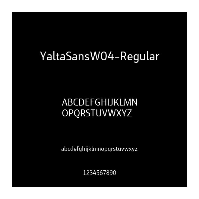 YaltaSansW04-Regular