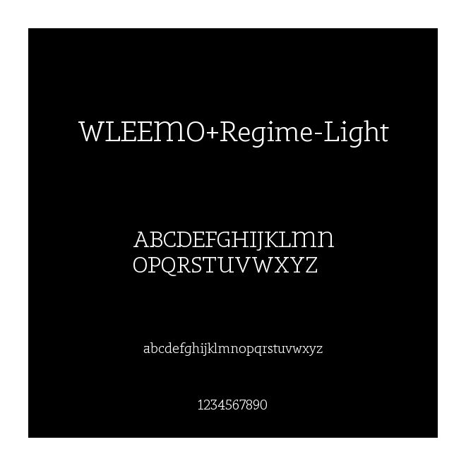 WLEEMO+Regime-Light