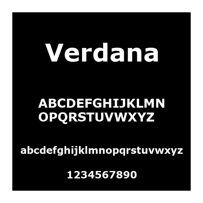 Verdana