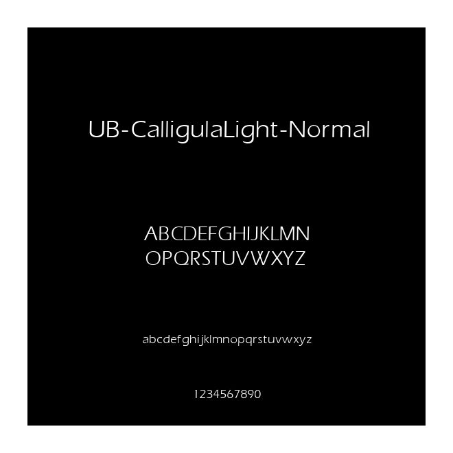 UB-CalligulaLight-Normal