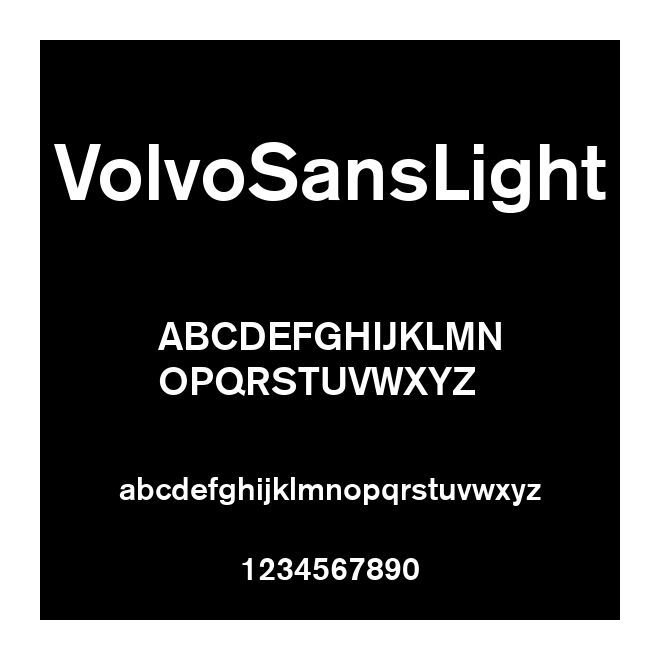 VolvoSansLight