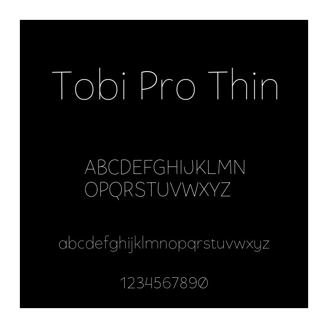 Tobi Pro Thin
