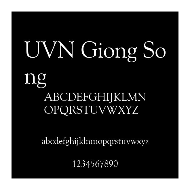 UVN Giong Song