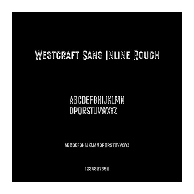 Westcraft Sans Inline Rough