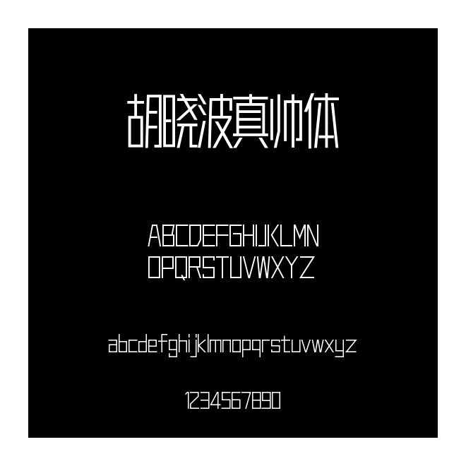 胡曉波真帥體