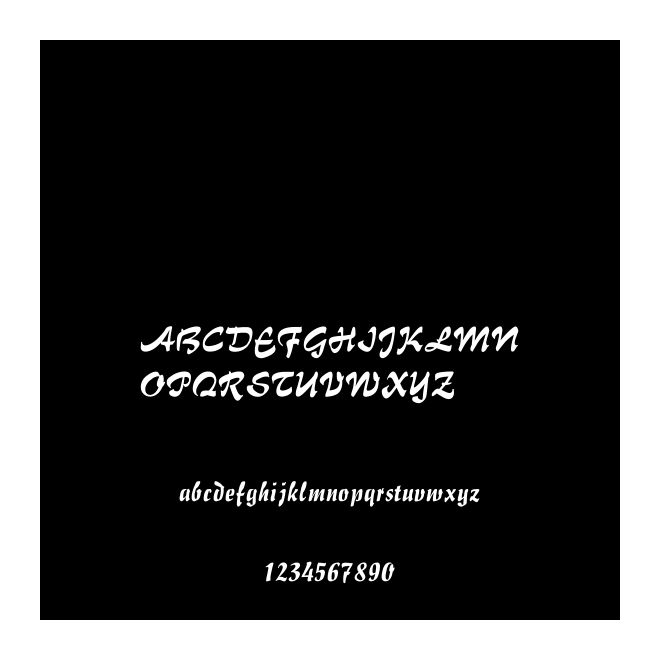 中國龍豪行書