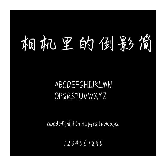 相机里的倒影简