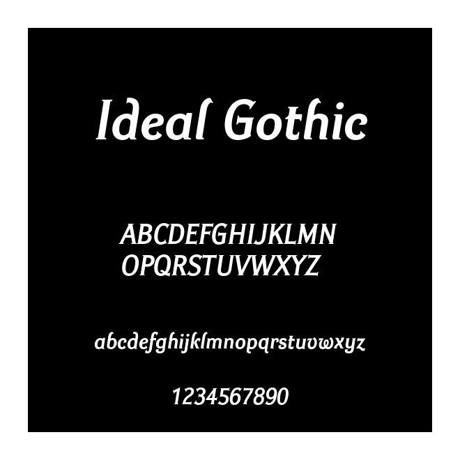 Ideal Gothic