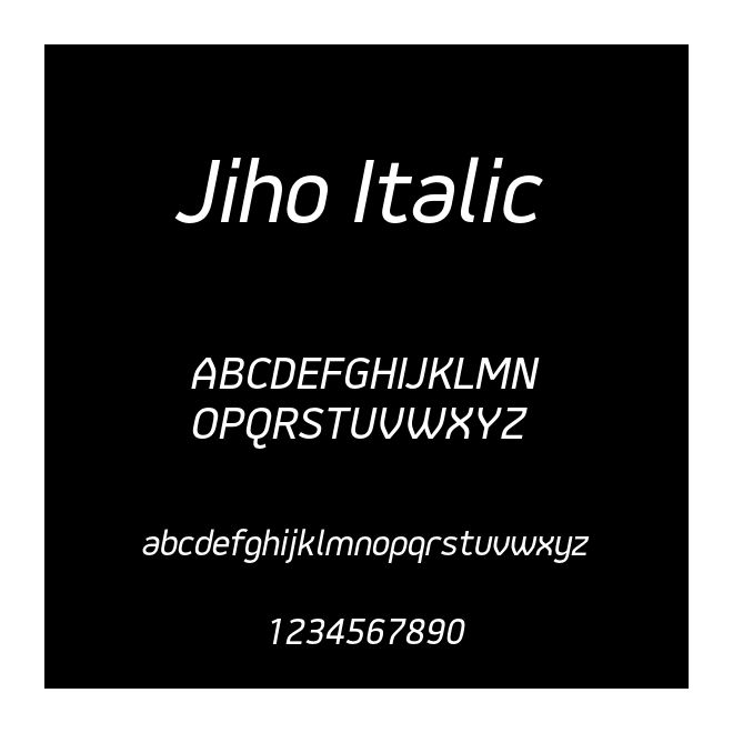 Jiho Italic