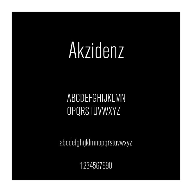 Akzidenz