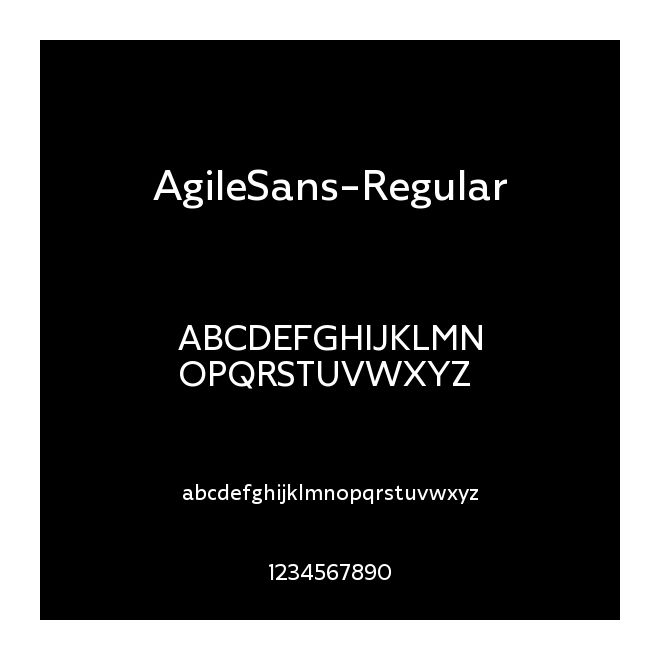 AgileSans-Regular
