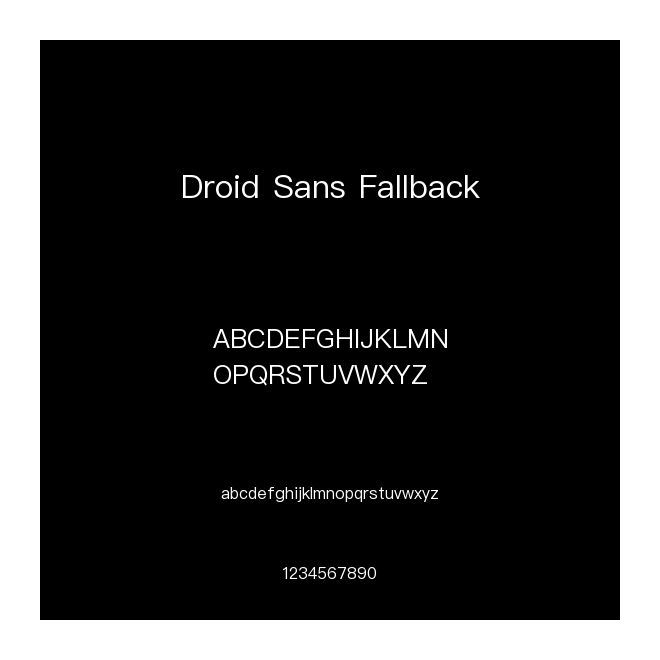 Droid Sans Fallback