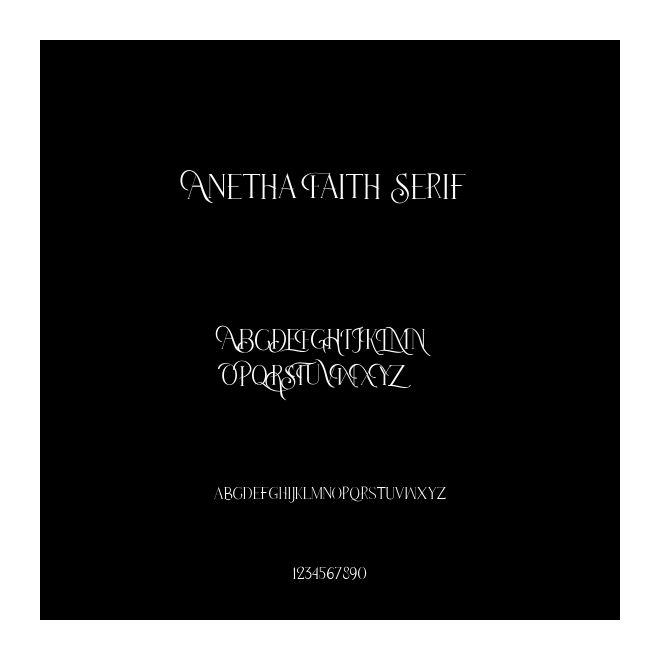 Anetha Faith Serif