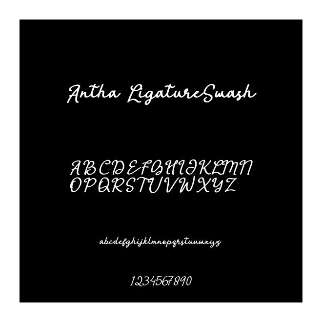 Antha LigatureSwash