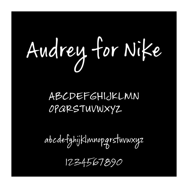 Audrey for Nike