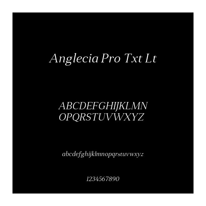 Anglecia Pro Txt Lt