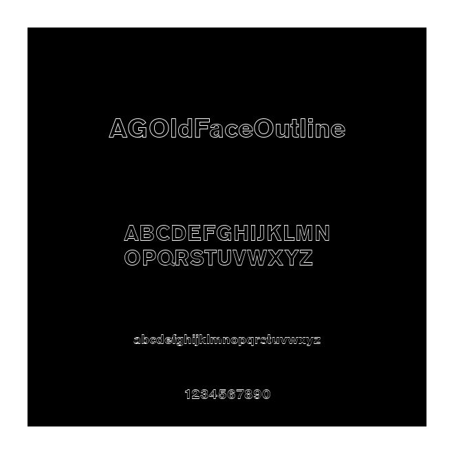 AGOldFaceOutline
