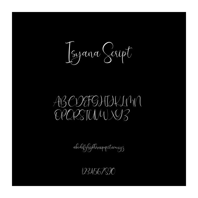 Isyana Script