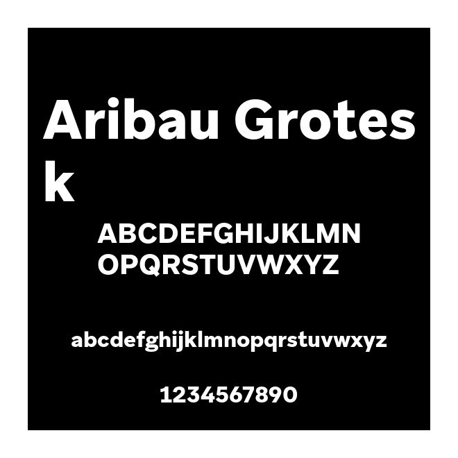 Aribau Grotesk