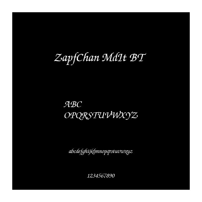 ZapfChan MdIt BT