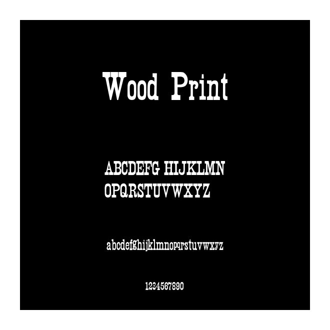 Wood Print