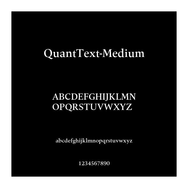 QuantText-Medium