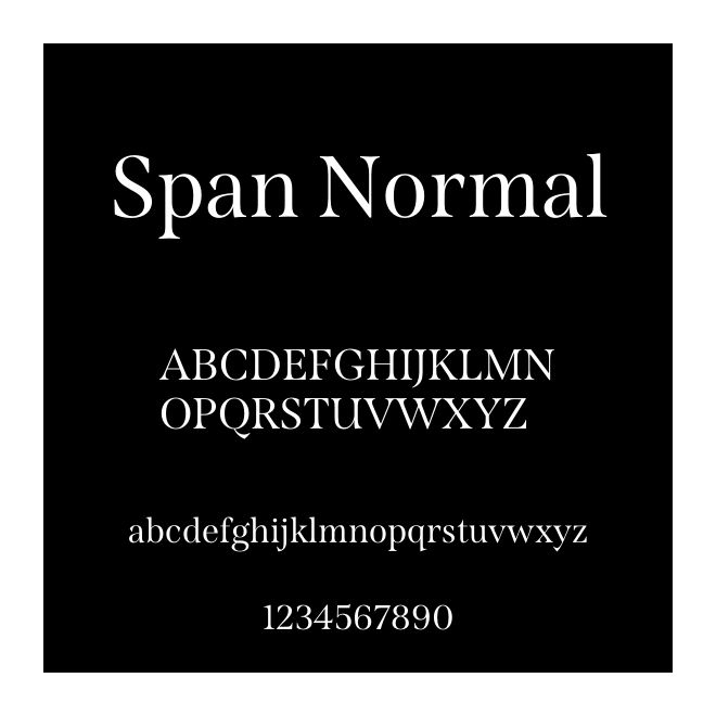 Span Normal
