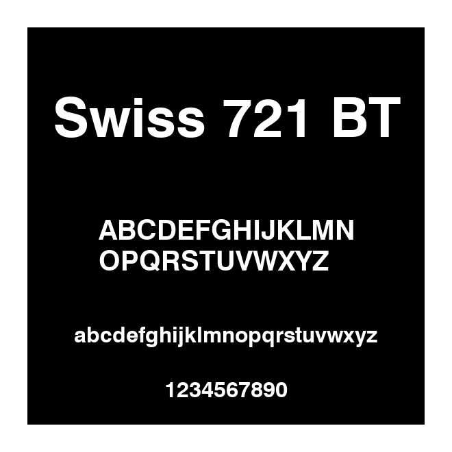 Swiss 721 BT