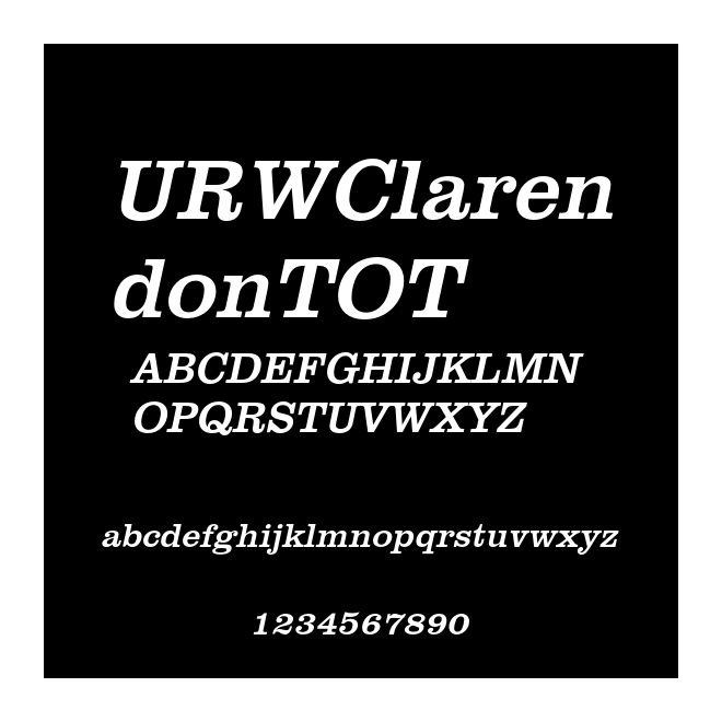 URWClarendonTOT