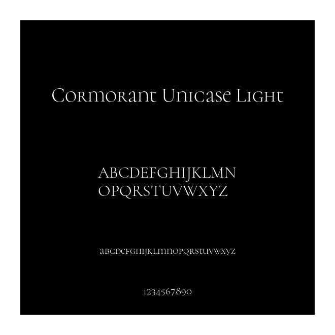 Cormorant Unicase Light