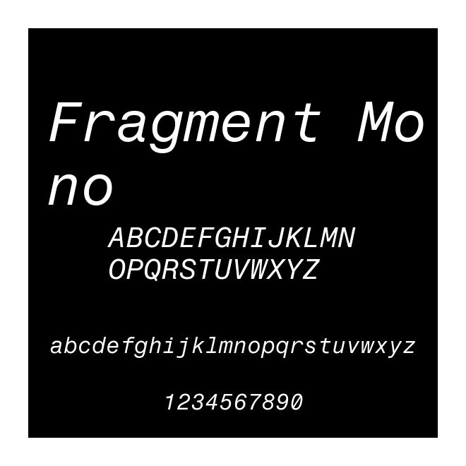 Fragment Mono