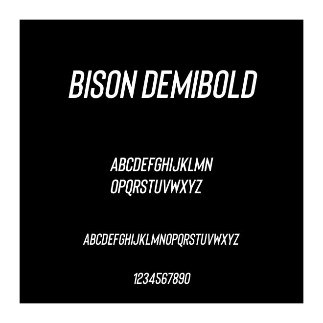 Bison DemiBold