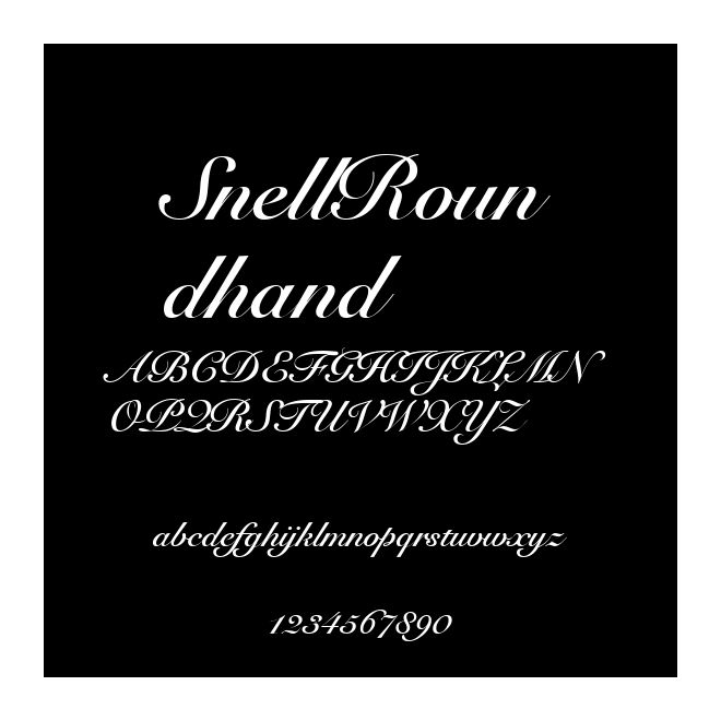 SnellRoundhand