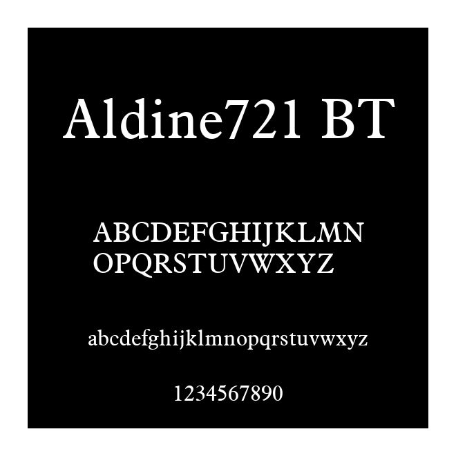 Aldine721 BT