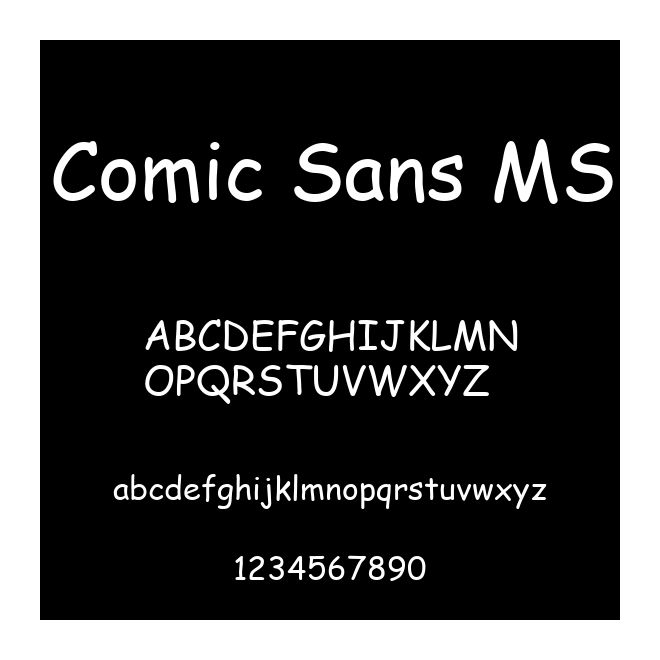 Comic Sans MS