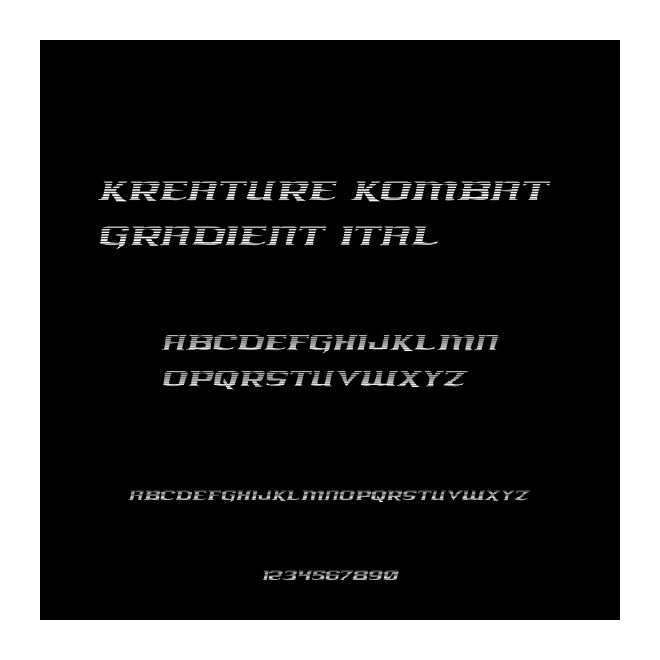 Kreature Kombat Gradient Ital