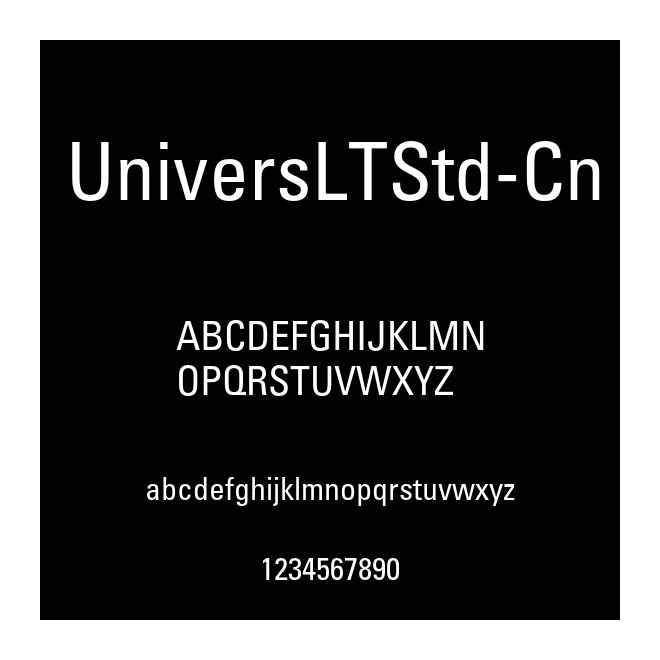 UniversLTStd-Cn