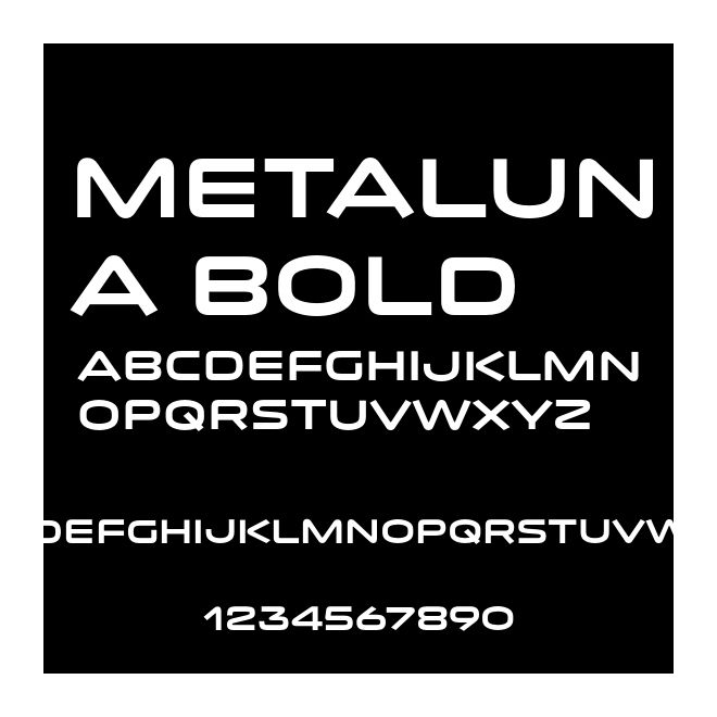 Metaluna Bold