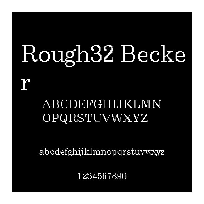 Rough32 Becker