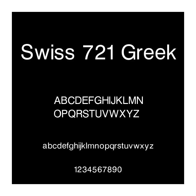 Swiss 721 Greek