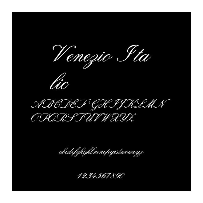 Venezio Italic
