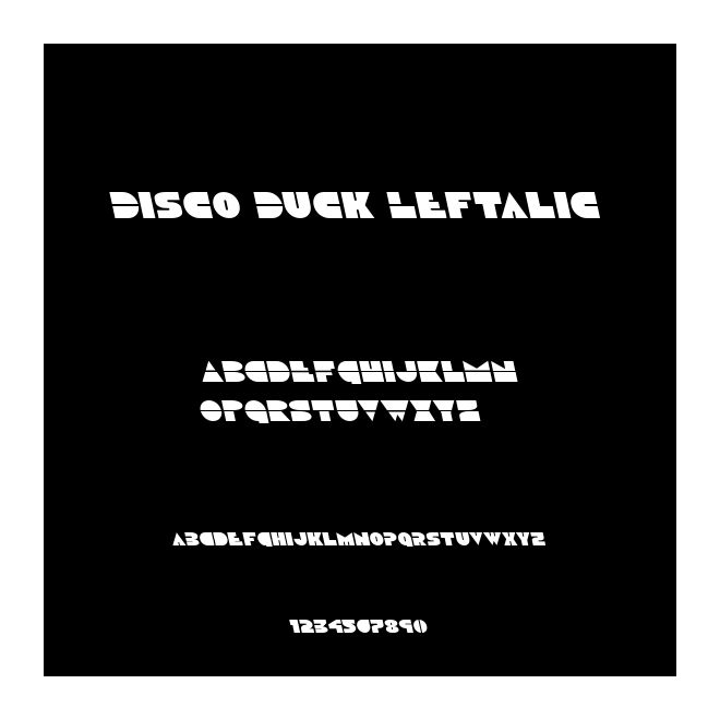 Disco Duck Leftalic