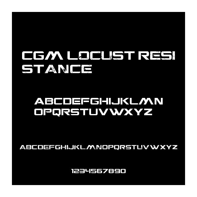 CGM Locust Resistance